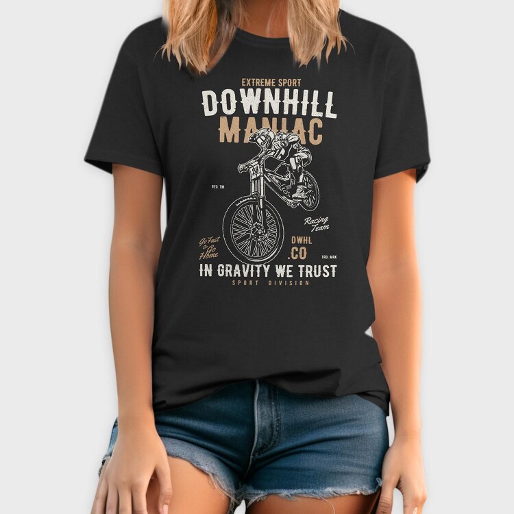 Downhill Maniac, Tricou Barbati (Unisex)
