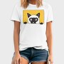 Peeking Cat, Tricou Barbati (Unisex)