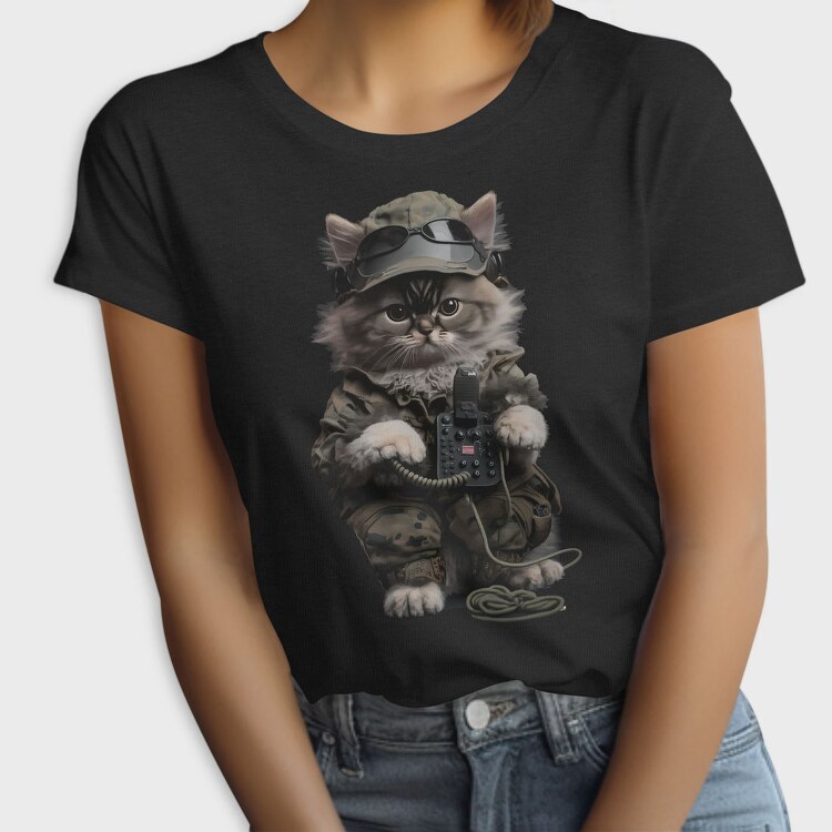 Military Cat, Tricou Femei
