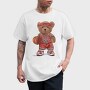 Play Hard Bear, Tricou Barbati (Unisex)
