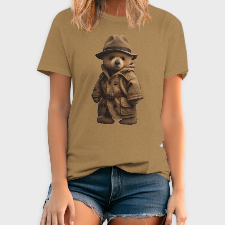 Detective Teddy, Tricou Barbati (Unisex)