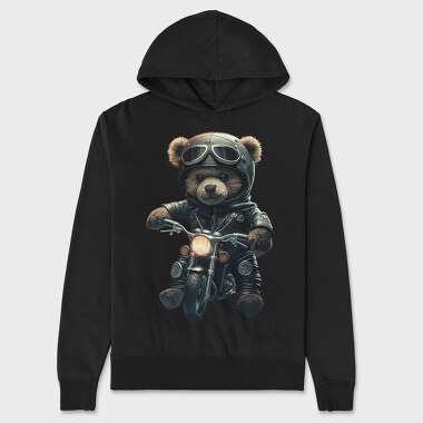 Hanorac Barbati (Unisex), Biker Teddy Bear