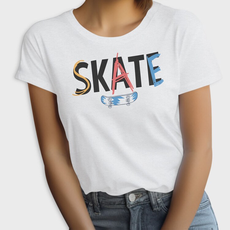 Skateboard Splash, Tricou Femei