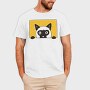 Peeking Cat, Tricou Barbati (Unisex)