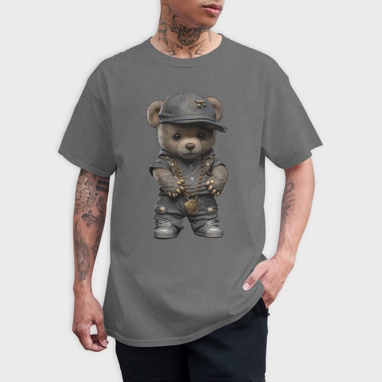 Teddy Rapper, Tricou Barbati (Unisex)