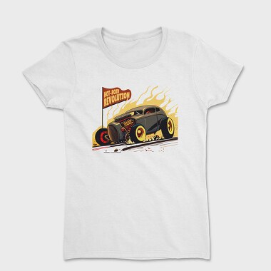 Hotroad Revolution Car Comic, Tricou Femei