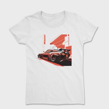 Japanese Sports Car Street Racer Sunset Drive Japan, Tricou Femei