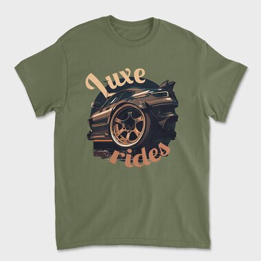 Luxe Rides Custom Auto Rims, Tricou Barbati (Unisex)