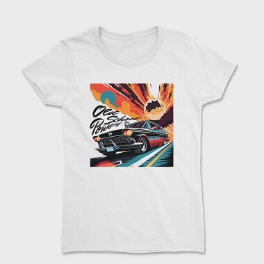 Old School Power Hot Road Cars Comic, Tricou Femei