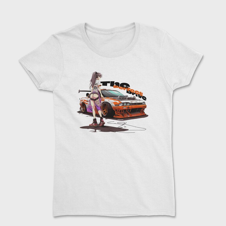 Personalized Car Girl Manga, Tricou Femei