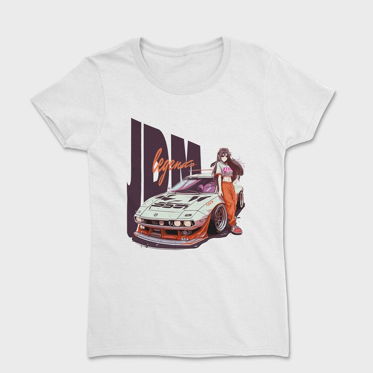 Tricou Femei, Personalized Car Girl Sleeve