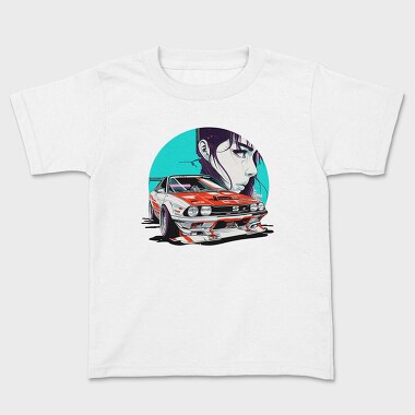 Racing Car Girl Manga, Tricou Copii