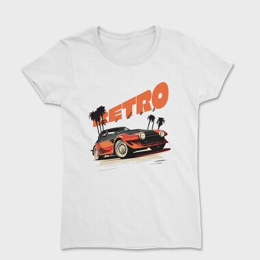 Retro Rides Convertible Palms, Tricou Femei