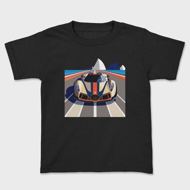 Retro Vintage Supercar, Tricou Copii