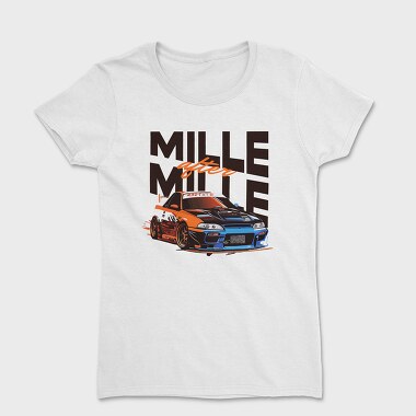 Side View Multi Color Personalized Car, Tricou Femei