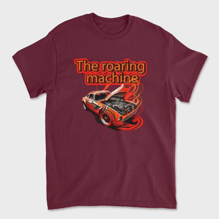 Sports Car Revving Engine, Tricou Barbati (Unisex)