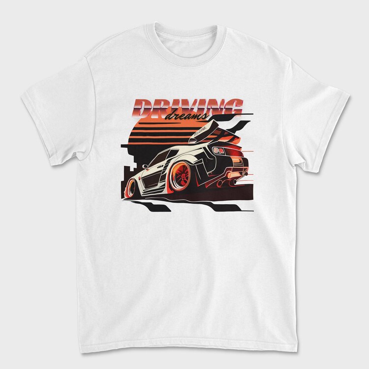 Supercar Racing Car Driving Dreams, Tricou Barbati (Unisex)