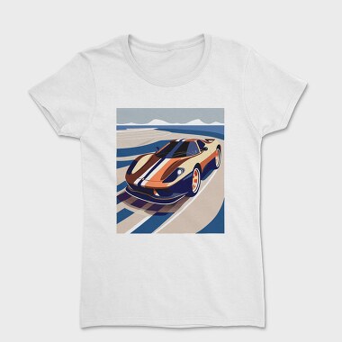 Vintage Retro Supercar 2, Tricou Femei