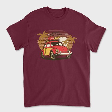 1956 Volkswagen Beetle, Tricou Barbati (Unisex)