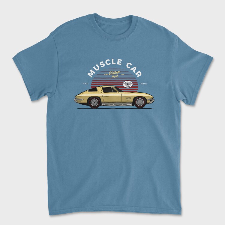 1966 chevrolet corvette, Tricou Barbati (Unisex)