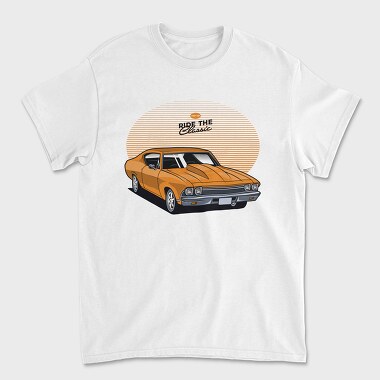 1968 Chevrolet Chevelle SS396 Hardtop Coupe, Tricou Barbati (Unisex)