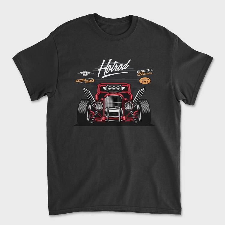 Tricou Barbati (Unisex), Custom Hotrod 8