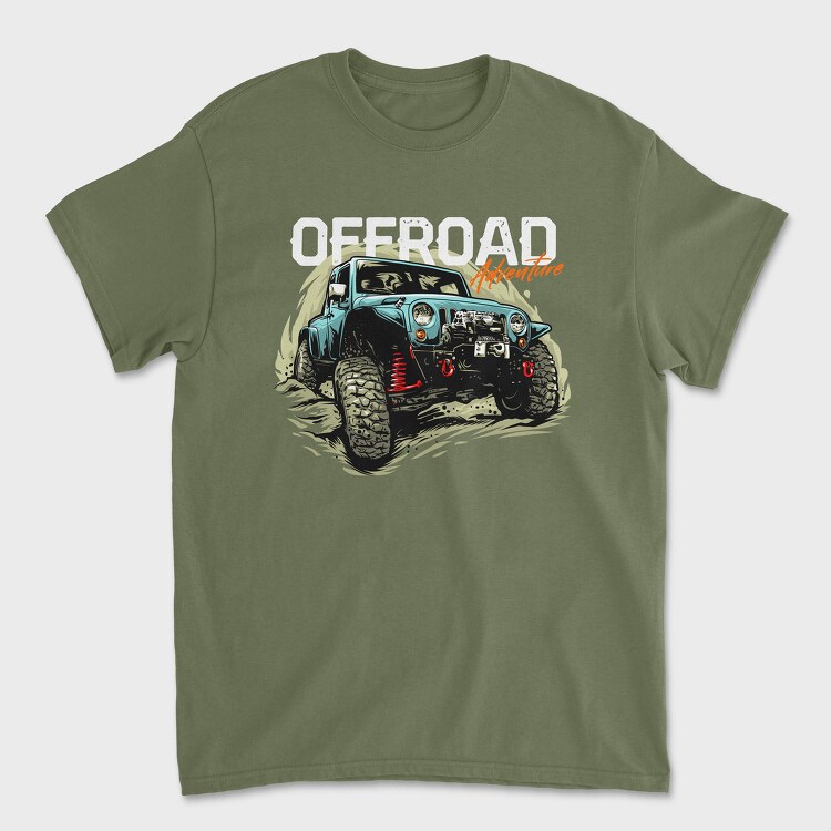 Tricou Barbati (Unisex), Adventure Offroad Jeep