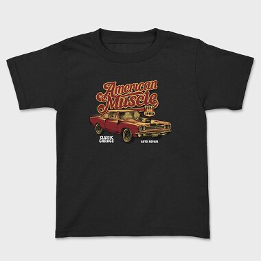 American Muscle Old Car, Tricou Copii