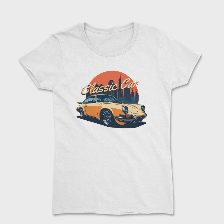 Classic Car Porsche, Tricou Femei