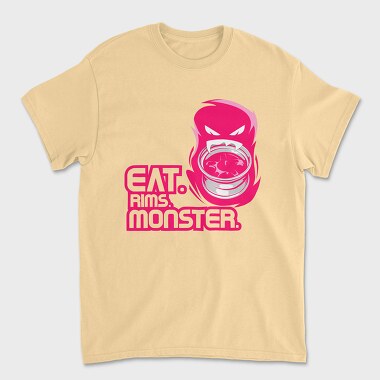 Tricou Barbati (Unisex), Eat Rims Monster