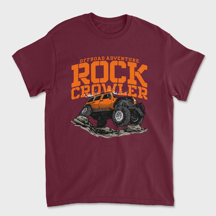 Offroad Adventure Rock Crowler Jeep, Tricou Barbati (Unisex)