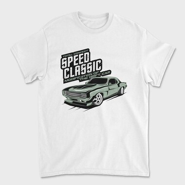 Speed Classic the Drift Car, Tricou Barbati (Unisex)