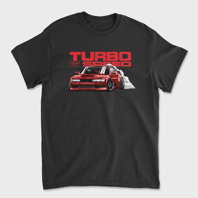 Turbo 6 Speed Silva, Tricou Barbati (Unisex)