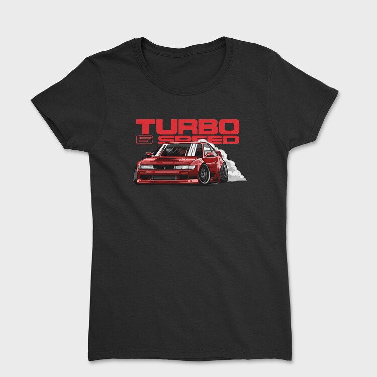 Turbo 6 Speed Silva, Tricou Femei