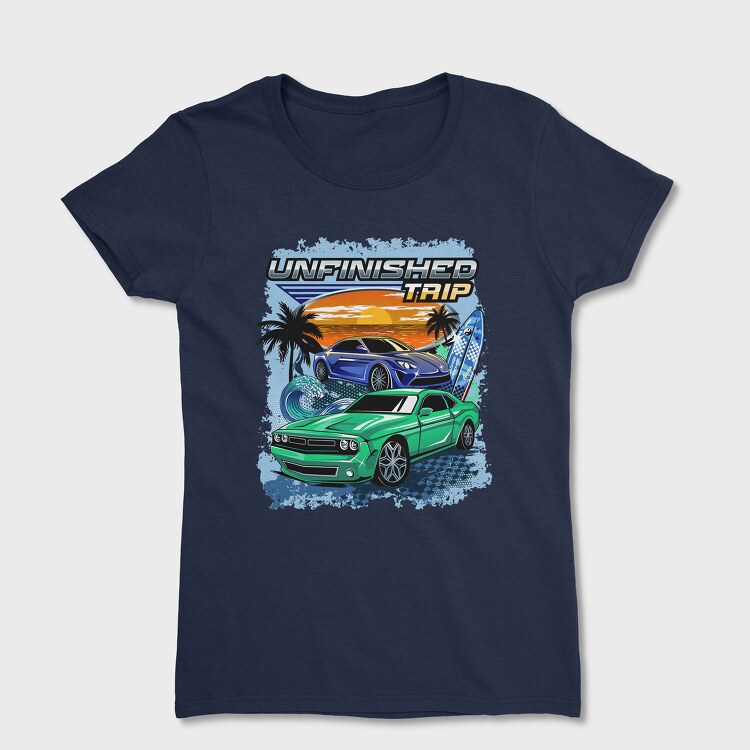 Unfinished Trip Cars, Tricou Femei