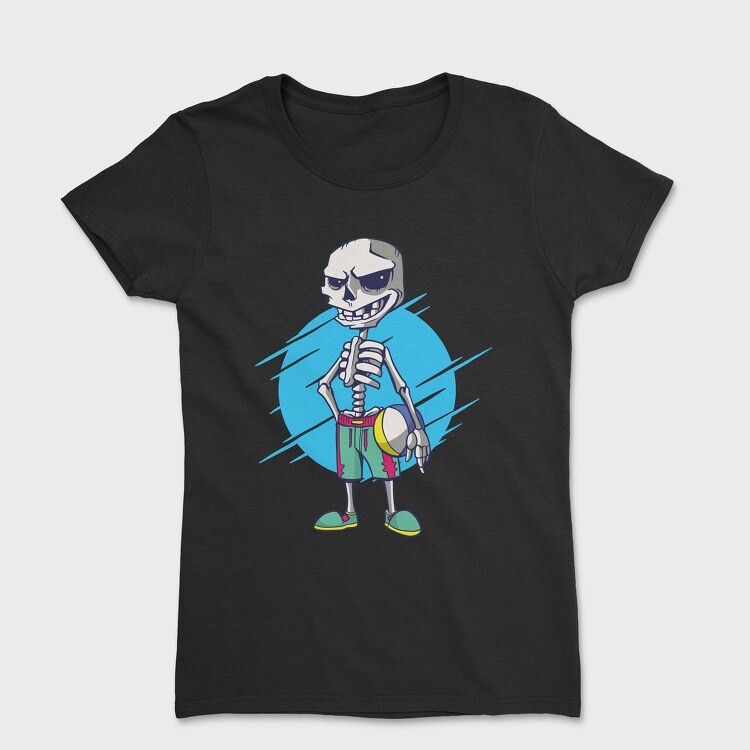 Beach Volley Skull, Tricou Femei