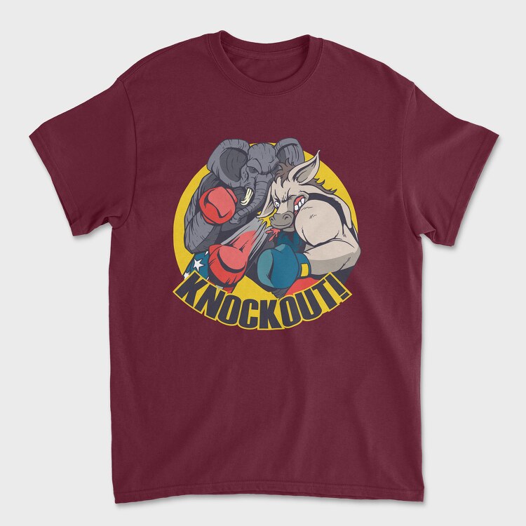 Elephant Donkey Knockout, Tricou Barbati (Unisex)