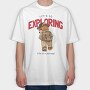 Bear Explorer Journey, Tricou Oversize Barbati (Unisex)