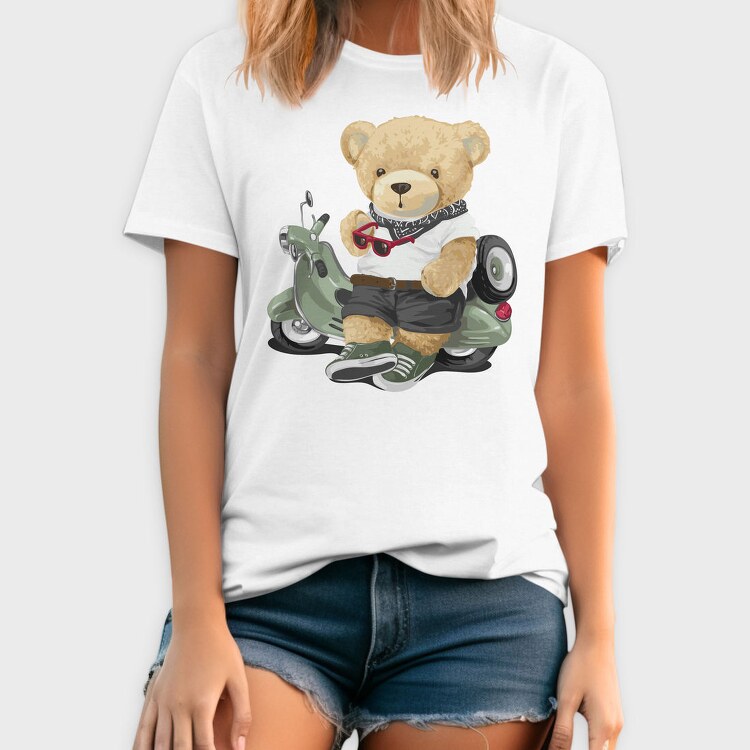 Teddy Rider, Tricou Barbati (Unisex)