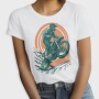 Biker Jumping Motocross Motorcycle, Tricou Femei