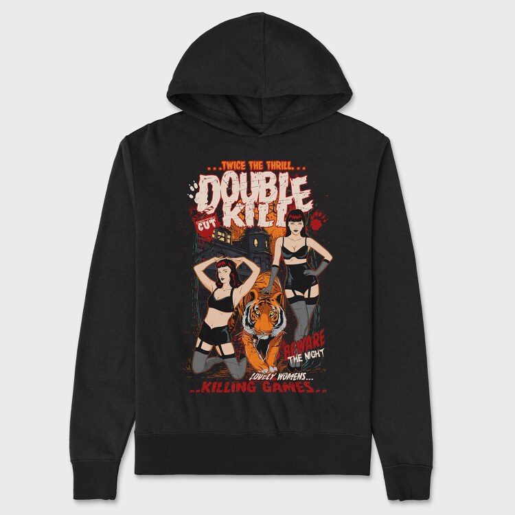 Double Kill, Hanorac Oversize Barbati (Unisex)