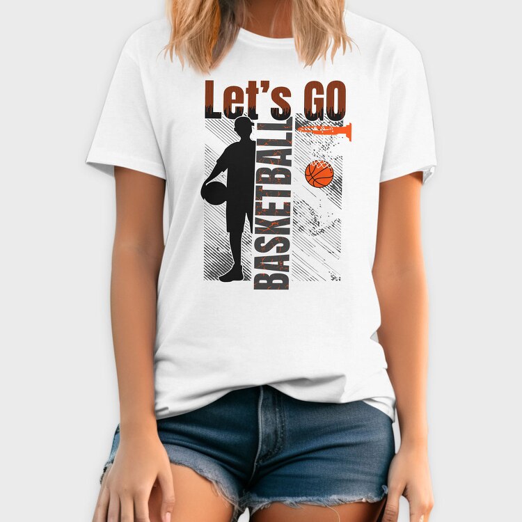 Lets Go Basketball, Tricou Barbati (Unisex)