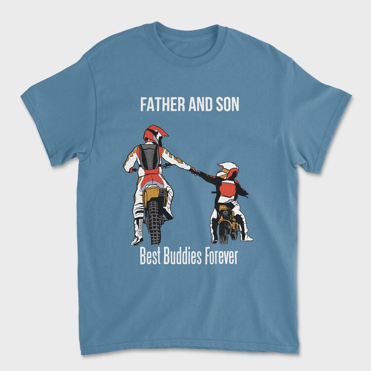 Father And Son Enduro, Tricou Barbati (Unisex)