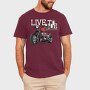 Live To Ride, Tricou Barbati (Unisex)