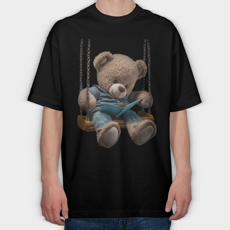 Teddy Swing Book, Tricou Oversize Barbati (Unisex)