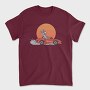 Lama In The Car, Tricou Barbati (Unisex)