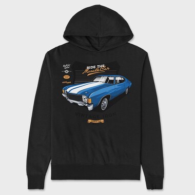 1972 chevrolet chevelle ss, Hanorac Oversize Barbati (Unisex)