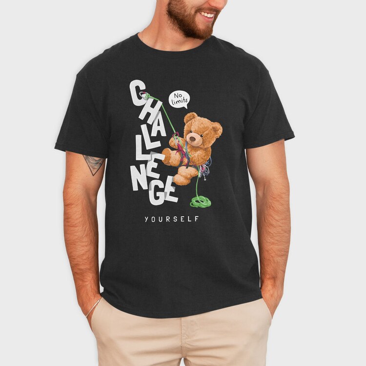 Climb No Limits, Tricou Barbati (Unisex)