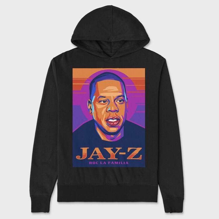 Jazzy Jay Z, Hanorac Oversize Barbati (Unisex)