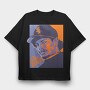 Sly Smokes Cap, Tricou Oversize Barbati (Unisex)